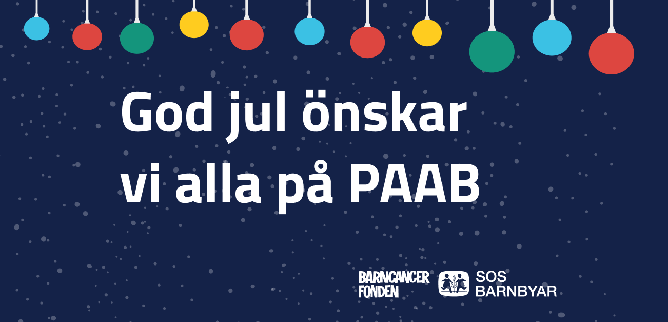 illustrerad bild med god jul-hälsning från paab.